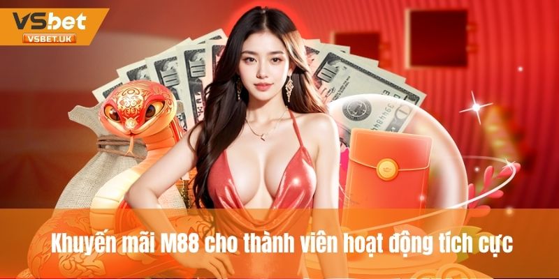 Ưu đãi dành cho các thành viên có hoạt động tích cực tại M88